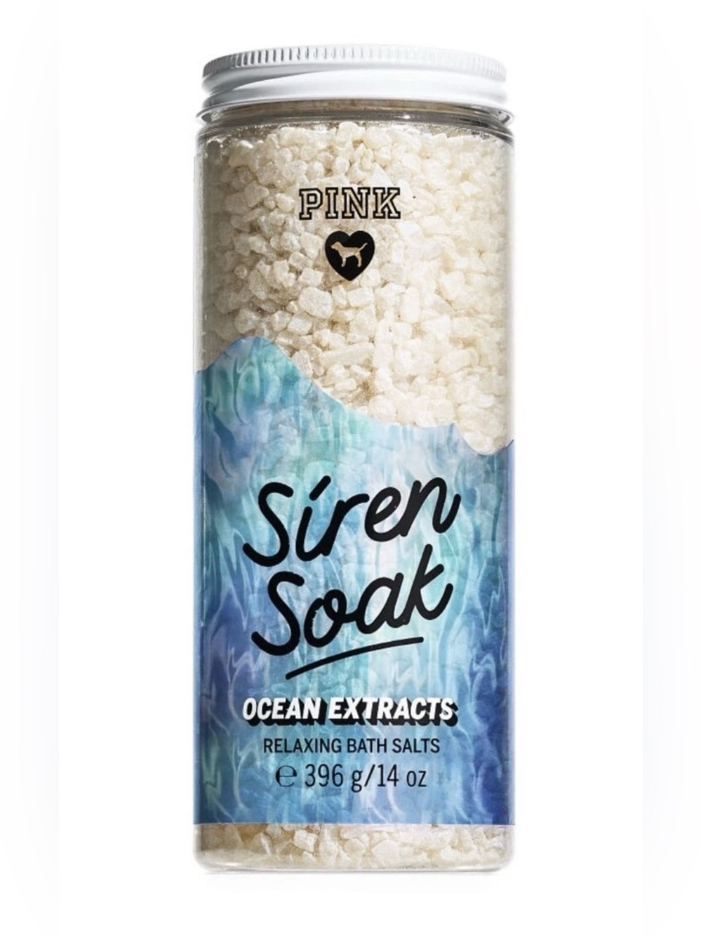 PINK Victoria's Secret Siren Soak Bath Salts - White & Blue Label